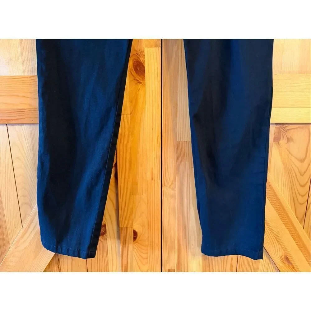 Vintage Pendleton Women’s Black Denim Tapered Jeans Size 12P (6739)
